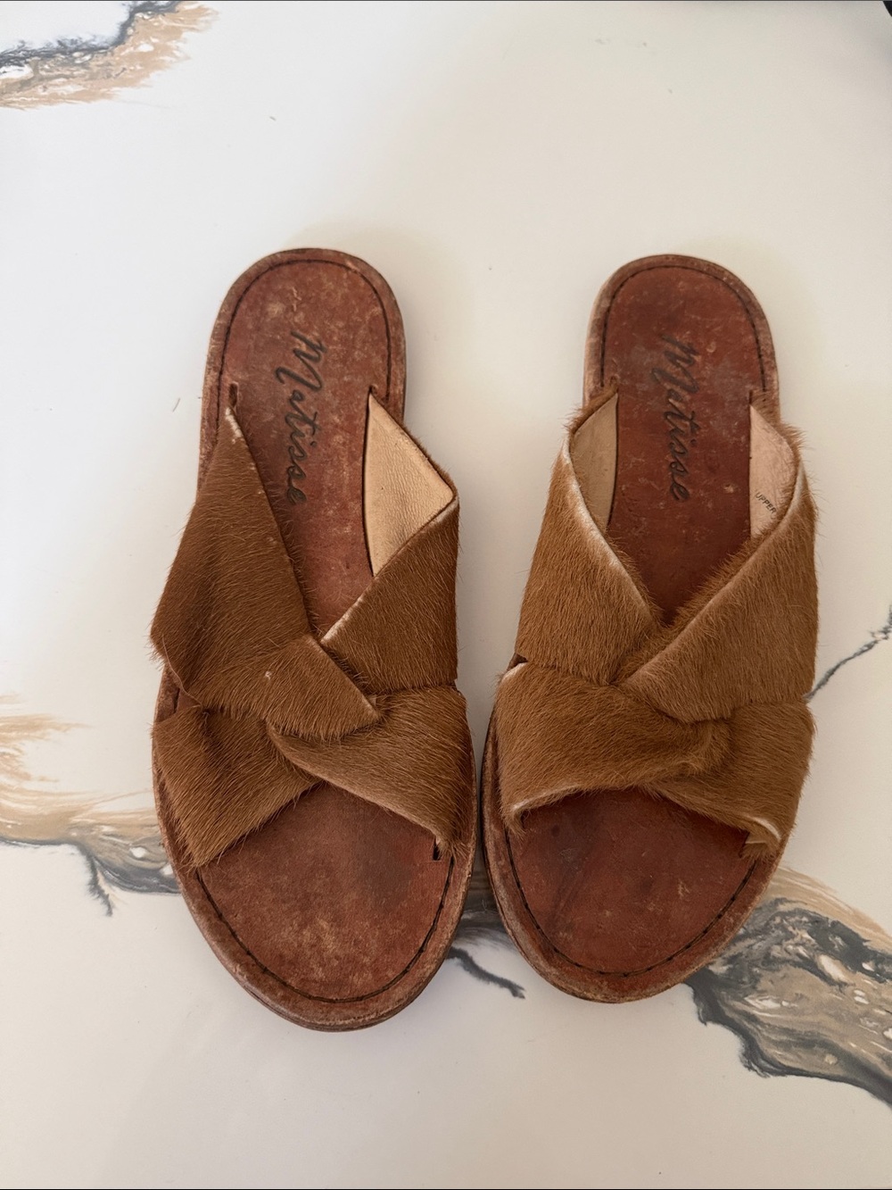 Matisse Alamosa Leather Slides
